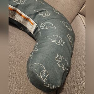 Boppy Dinosaur Print Pillow - Gray